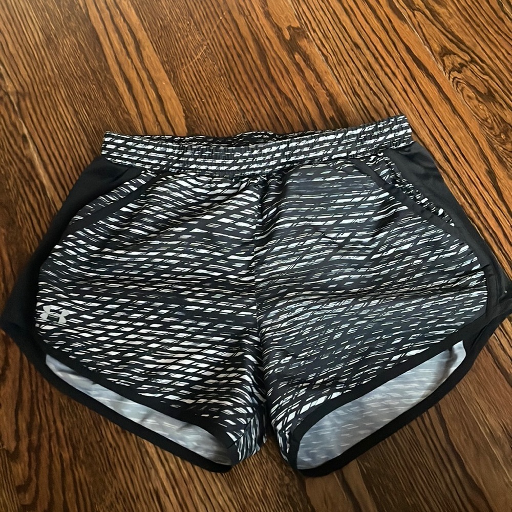 Women’s under armour running shorts.